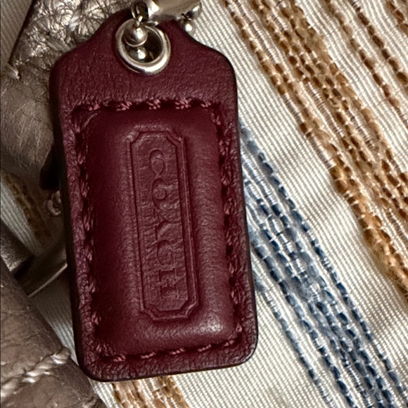 Coach Metallic Silver Crossbody Bag - Picture 6 of 13